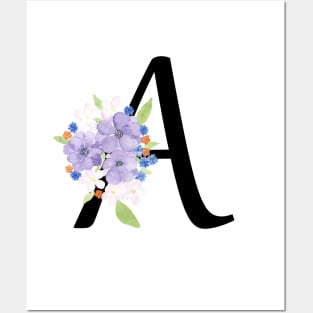 Monogram letter A Posters and Art